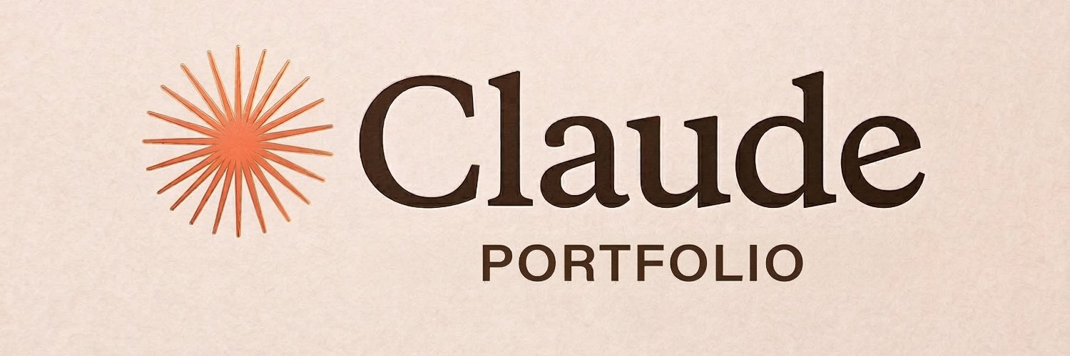 Claude Portfolio banner