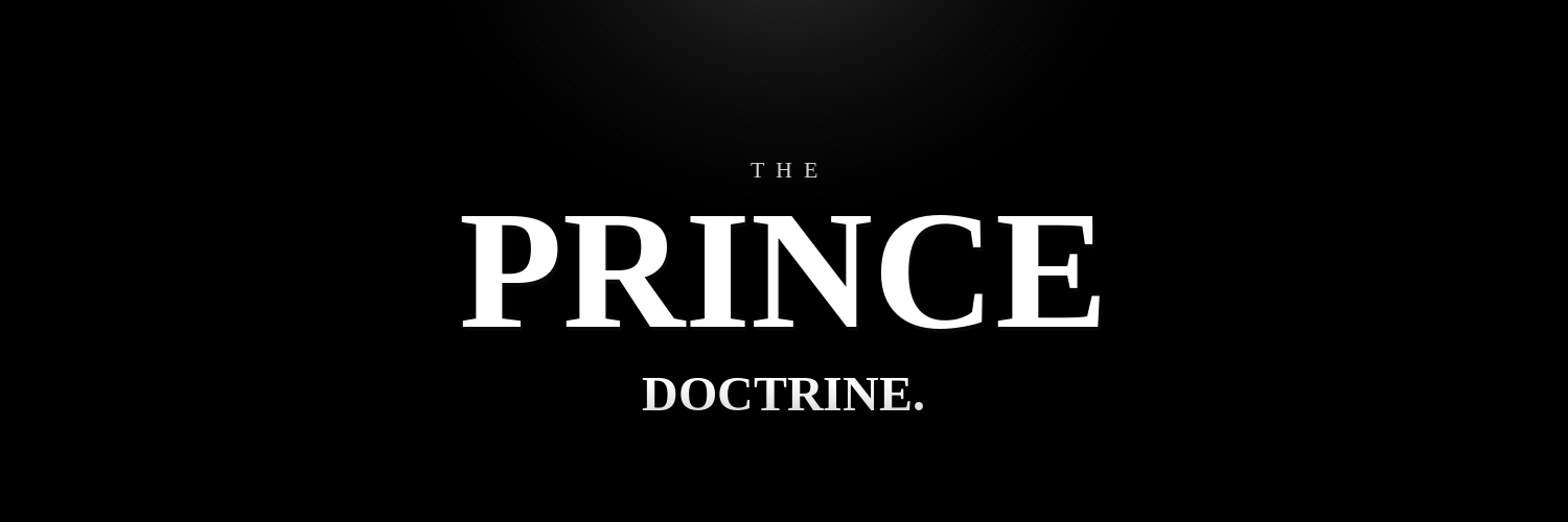 The Prince Doctrine. banner