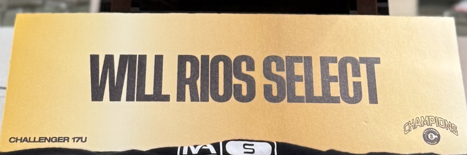 Will Rios Select's banner