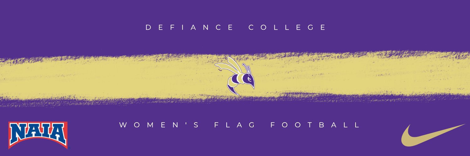 Defiance College Women’s Flag Football banner