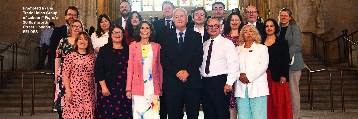 Trade Union Group of Labour MPs's banner