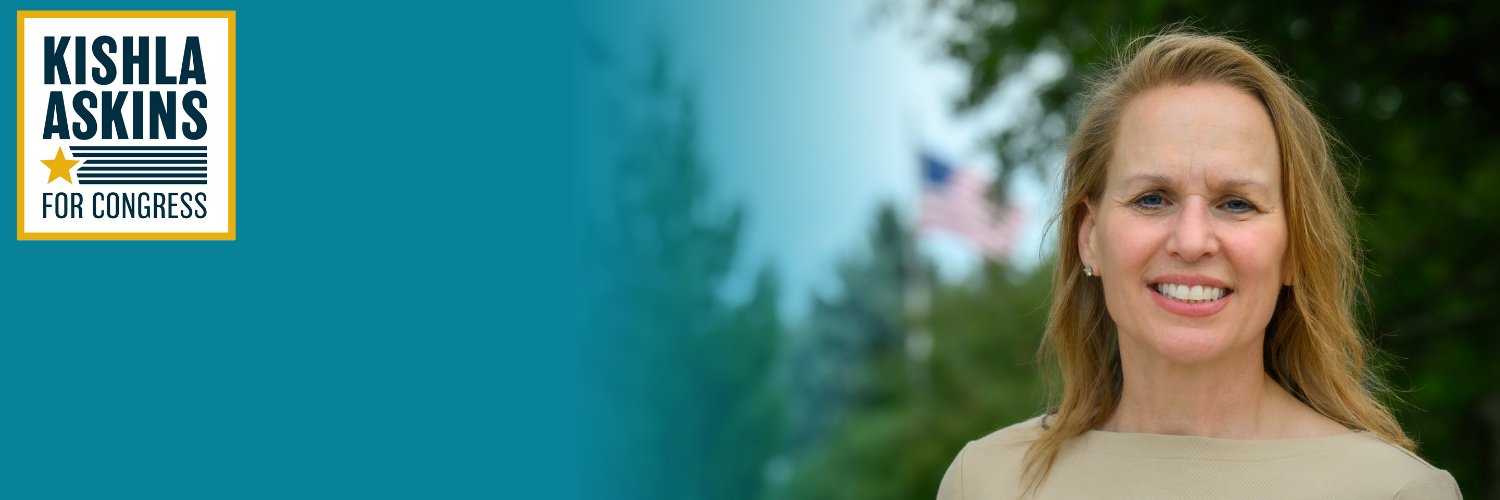 Kishla Askins for Congress's banner