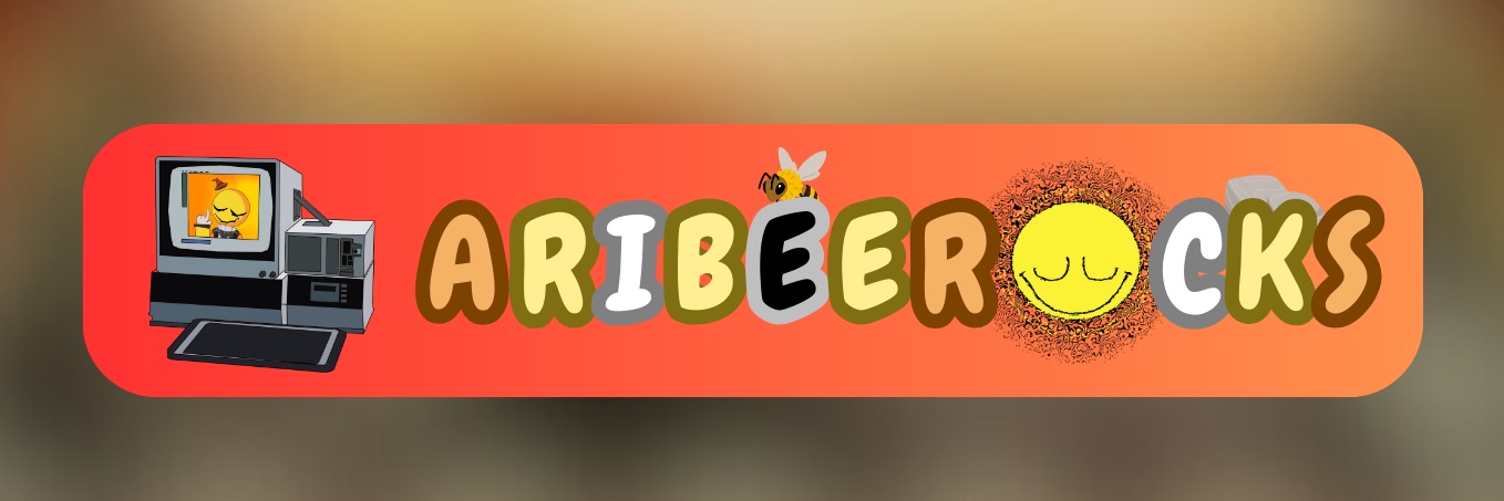 ☀️aribeerocks🐝 banner