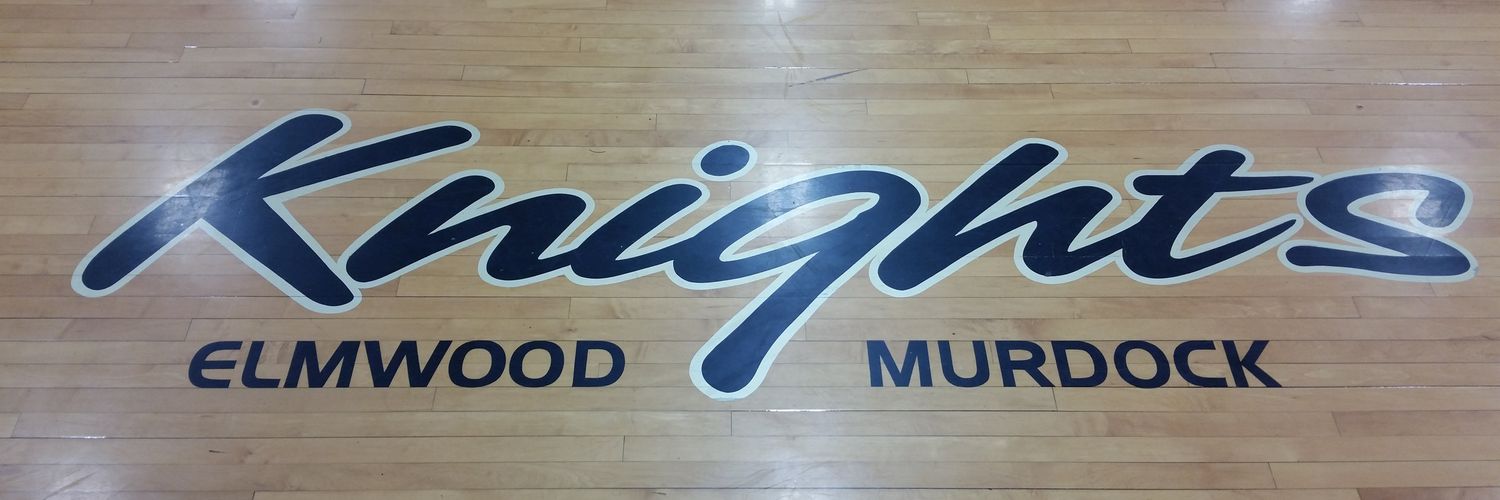E-M Knights Hoops banner