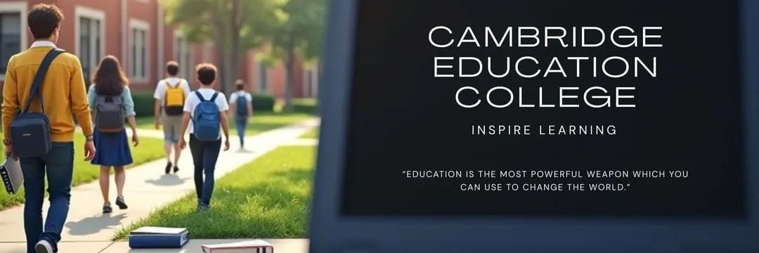 Cambridge Education College banner