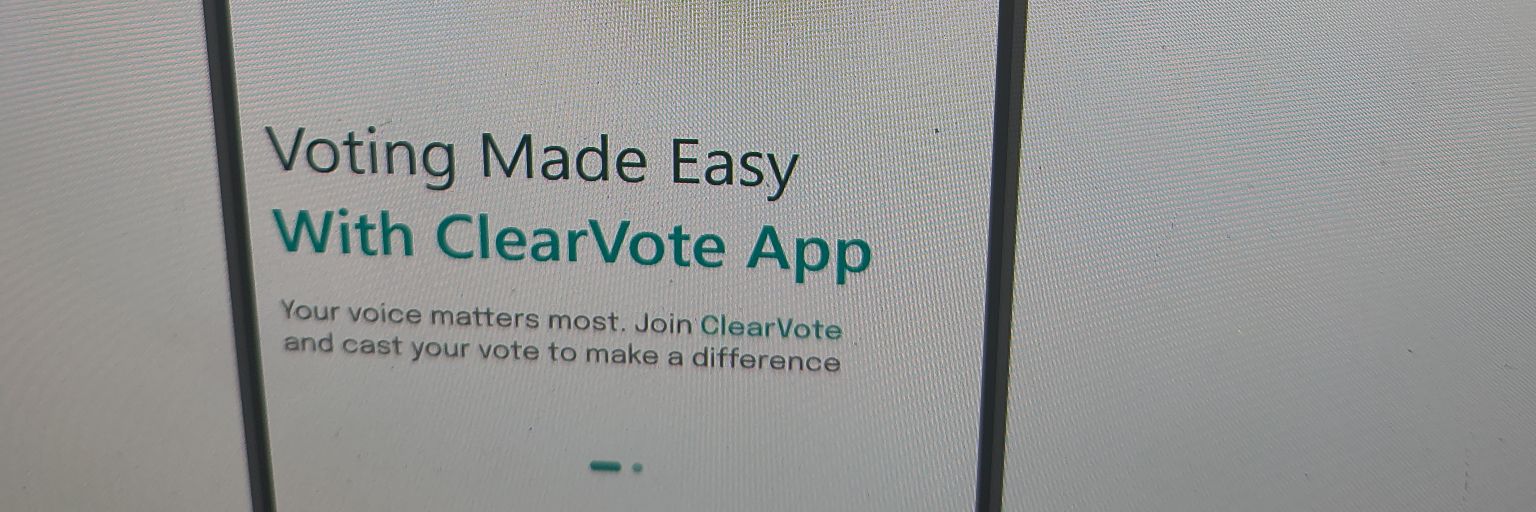 clearvoteapp's profile banner image