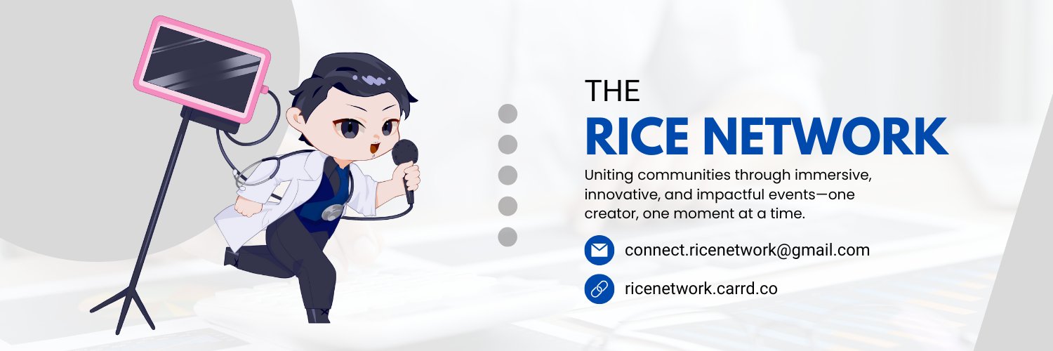 The Rice Network's banner