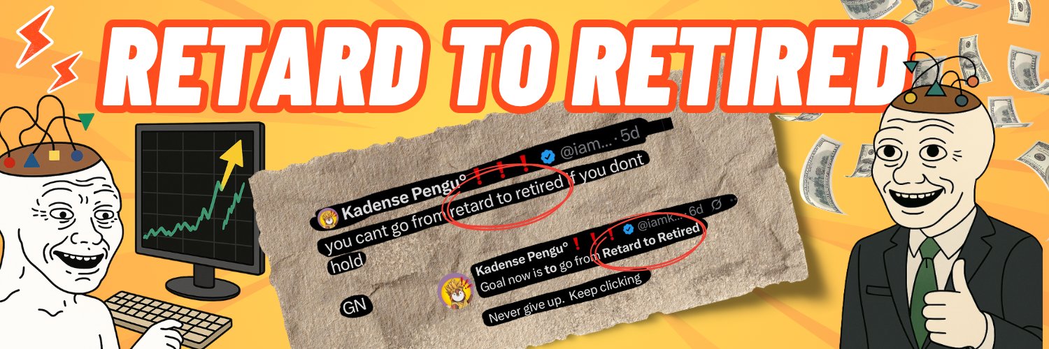 Retard to Retired's banner