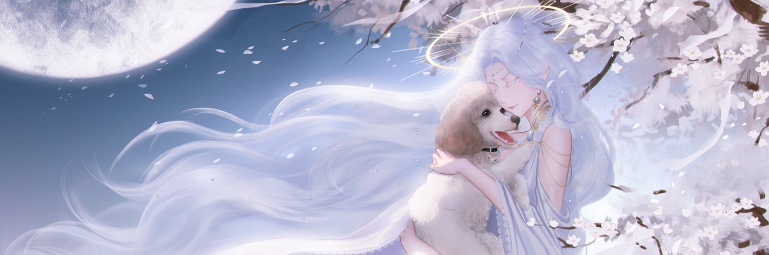 Luna 🌙🤍| Celestial Moon Goddess banner