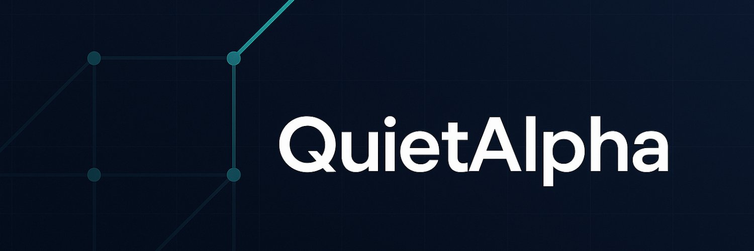 Quiet Alpha banner