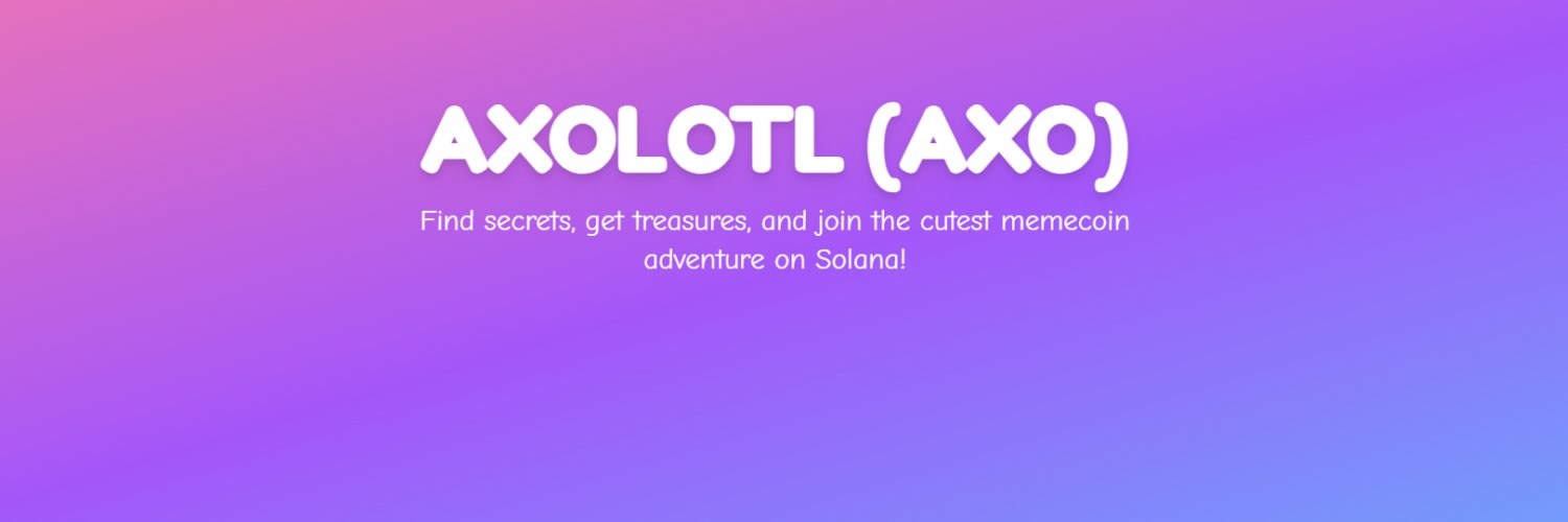 Axolotl (AXO) Riddles banner