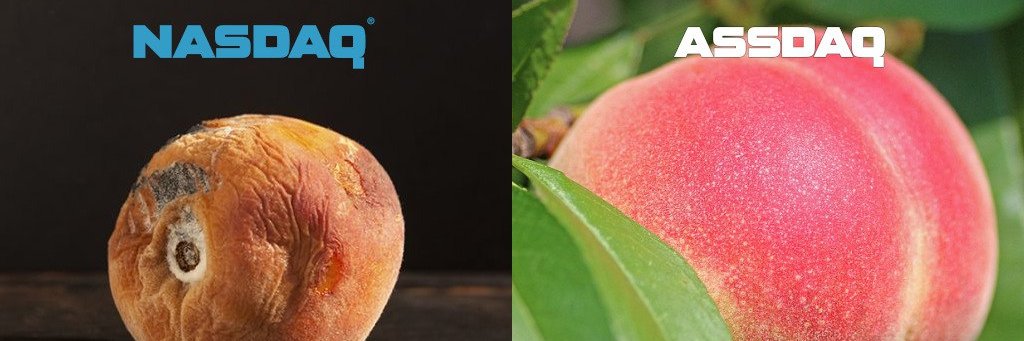 NASDAQ vs ASSDAQ's banner