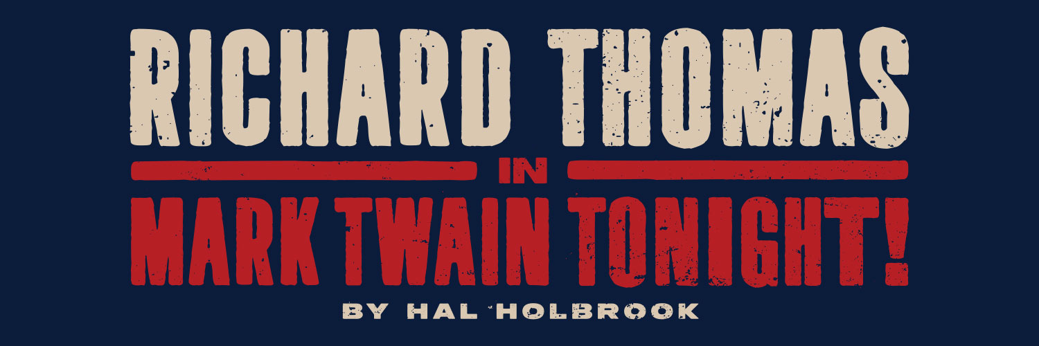 Mark Twain Tonight! banner