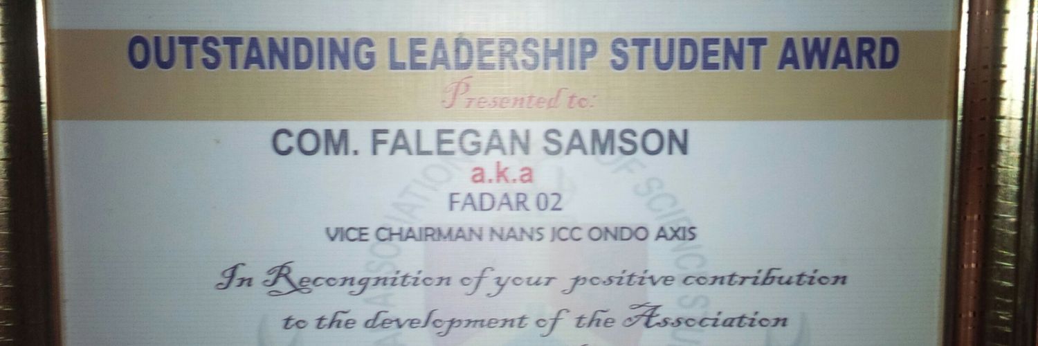 SamsonFalegan's profile banner image