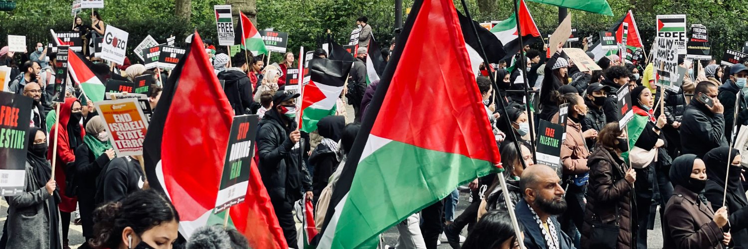 Global Movement To Gaza UK banner