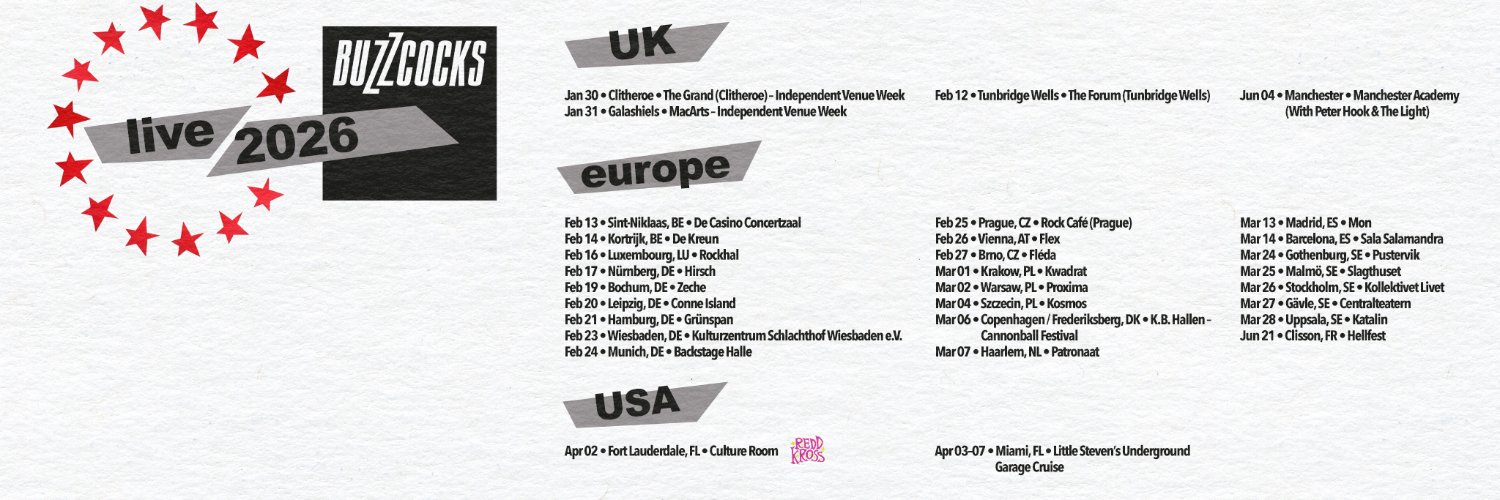 Buzzcocks banner