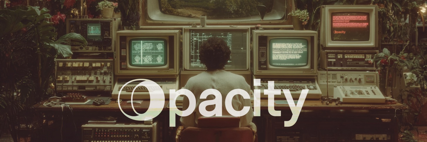 Opacity banner