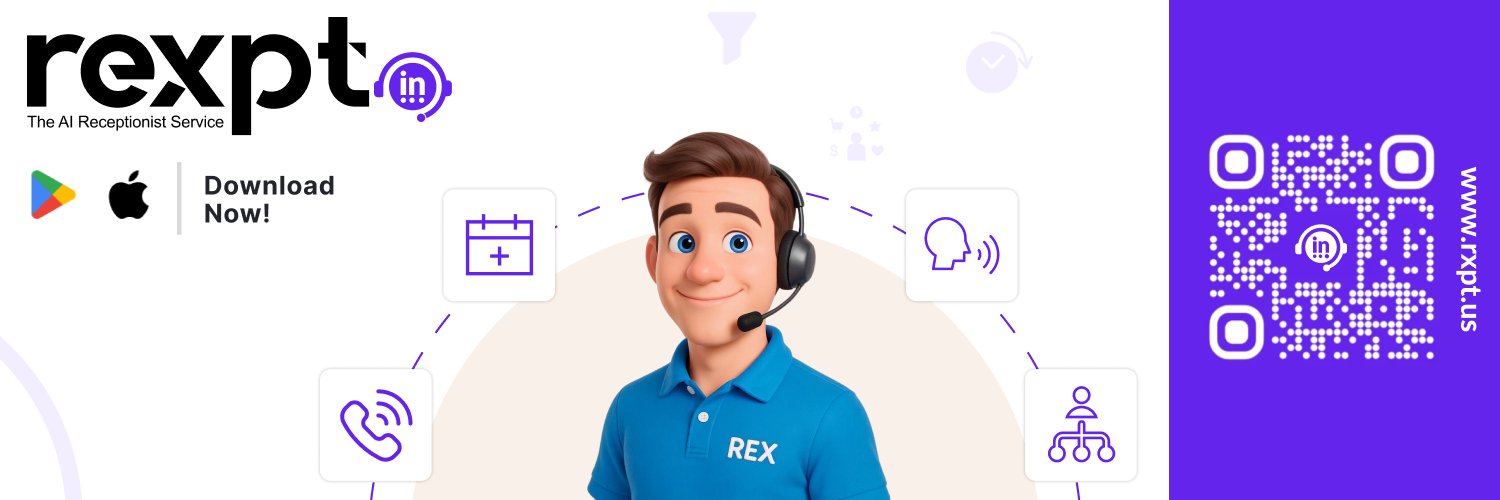 Rexpt - AI Receptionist banner