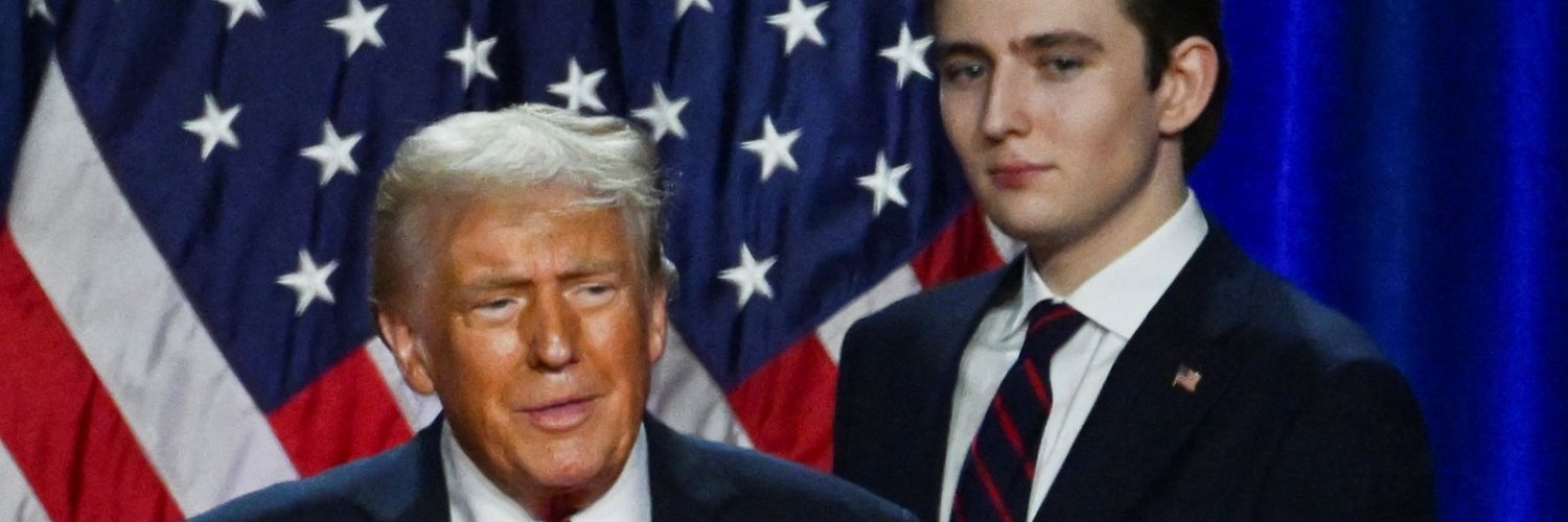 Barron Trump Commentary's banner