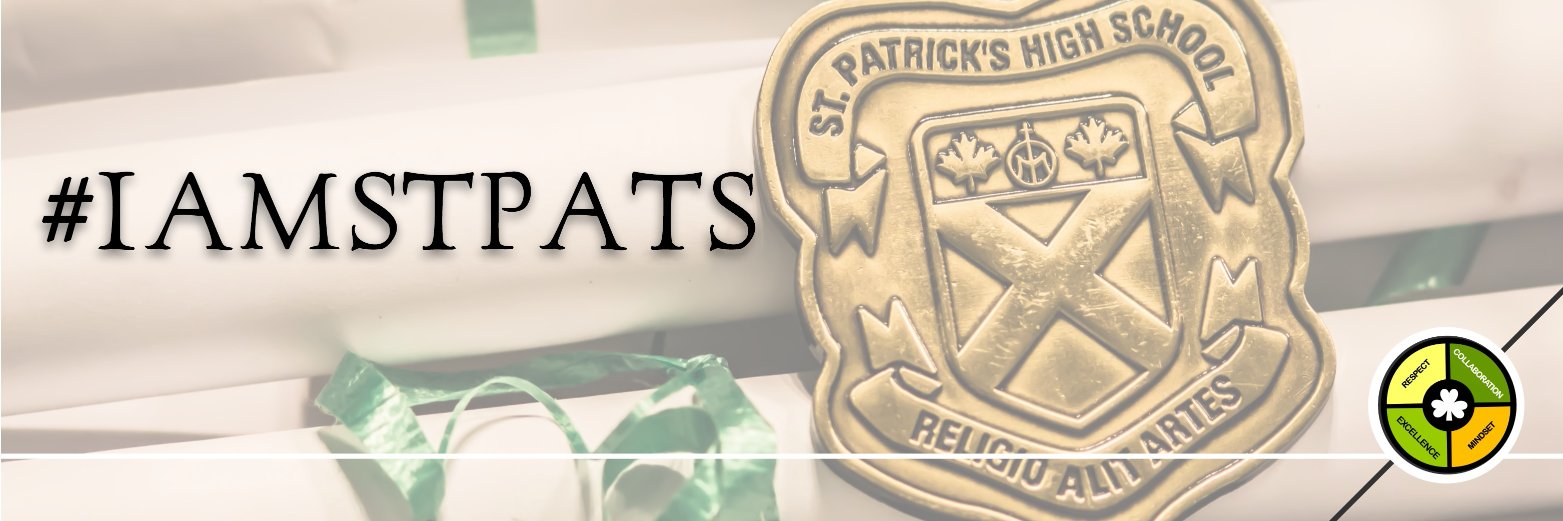 St. Patrick's High School banner