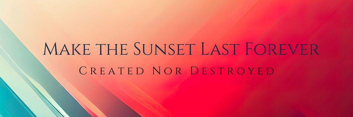 Created Nor Destroyed banner