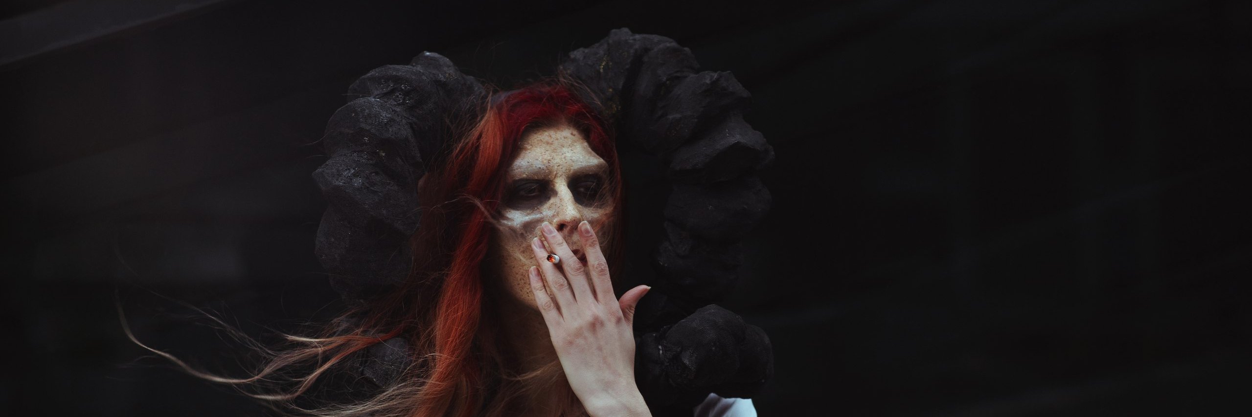 hanging on these words banner