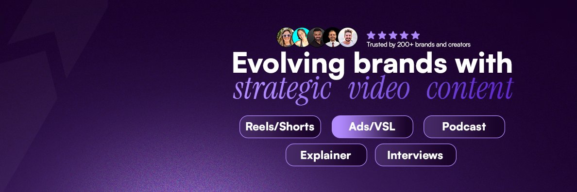 Mustafa | Strategic Video Editor banner