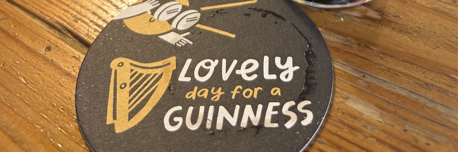 Sarah Drinks Guinness banner