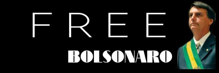 Free Bolsonaro banner