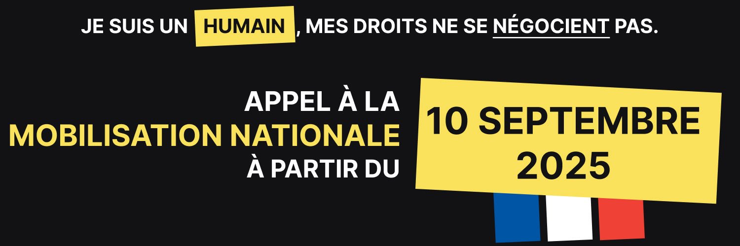 Bloquons Tout ! - 10 Septembre 2025's banner