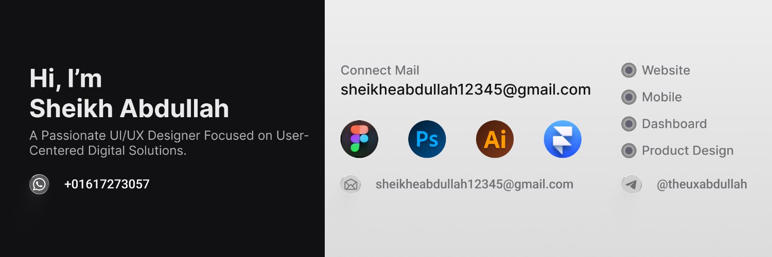theuxabdullah's profile banner image