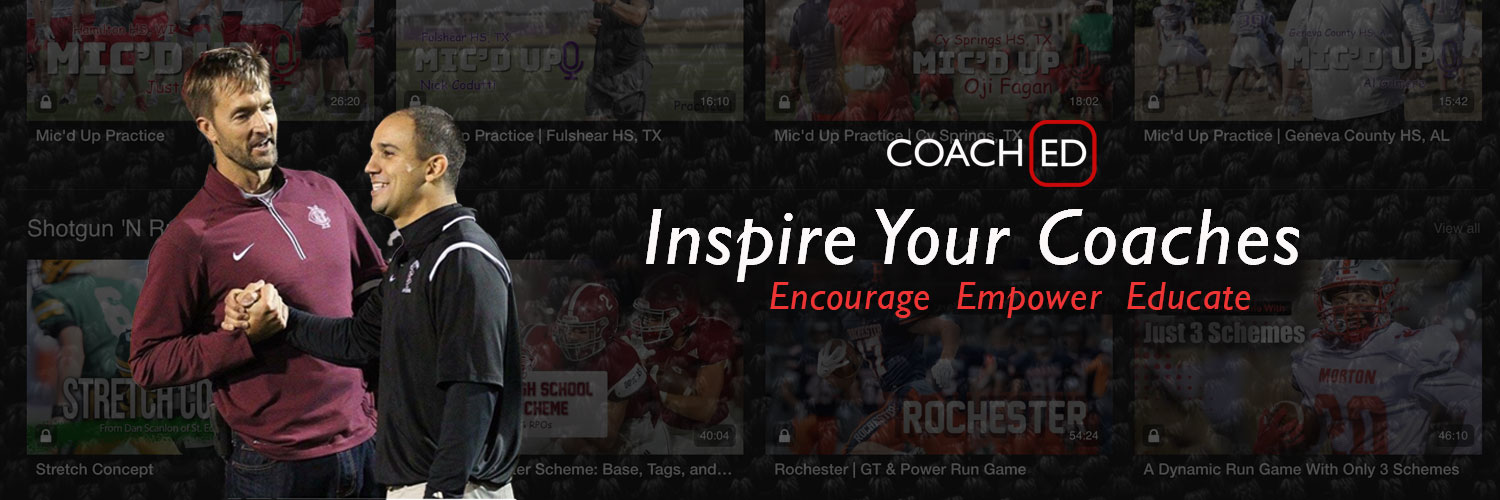 Coach Ed's banner