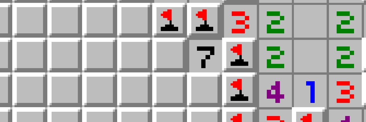 Minesweeper's banner