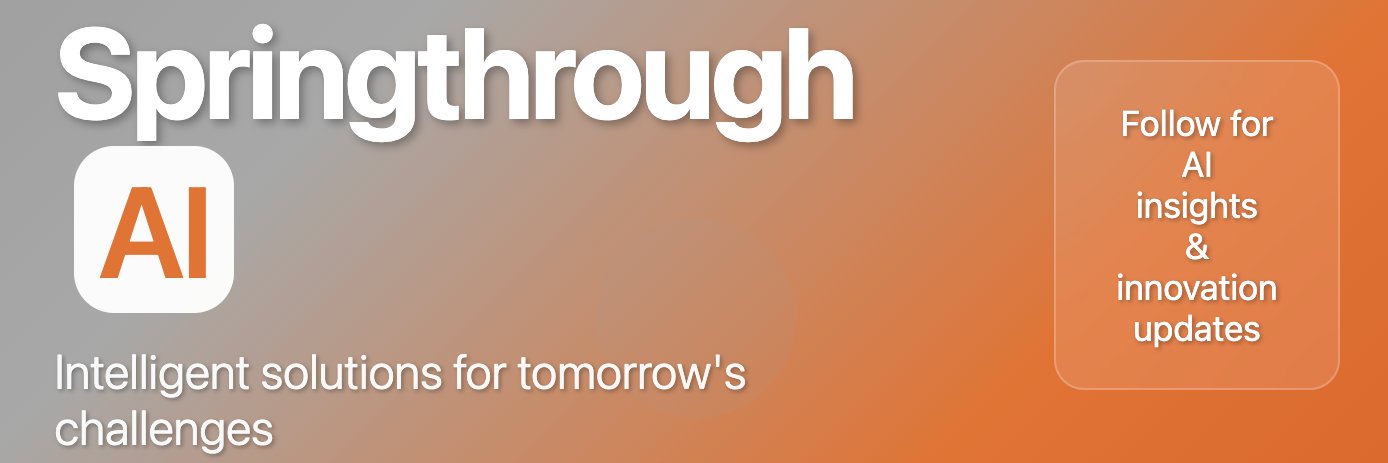 SpringthroughAI banner
