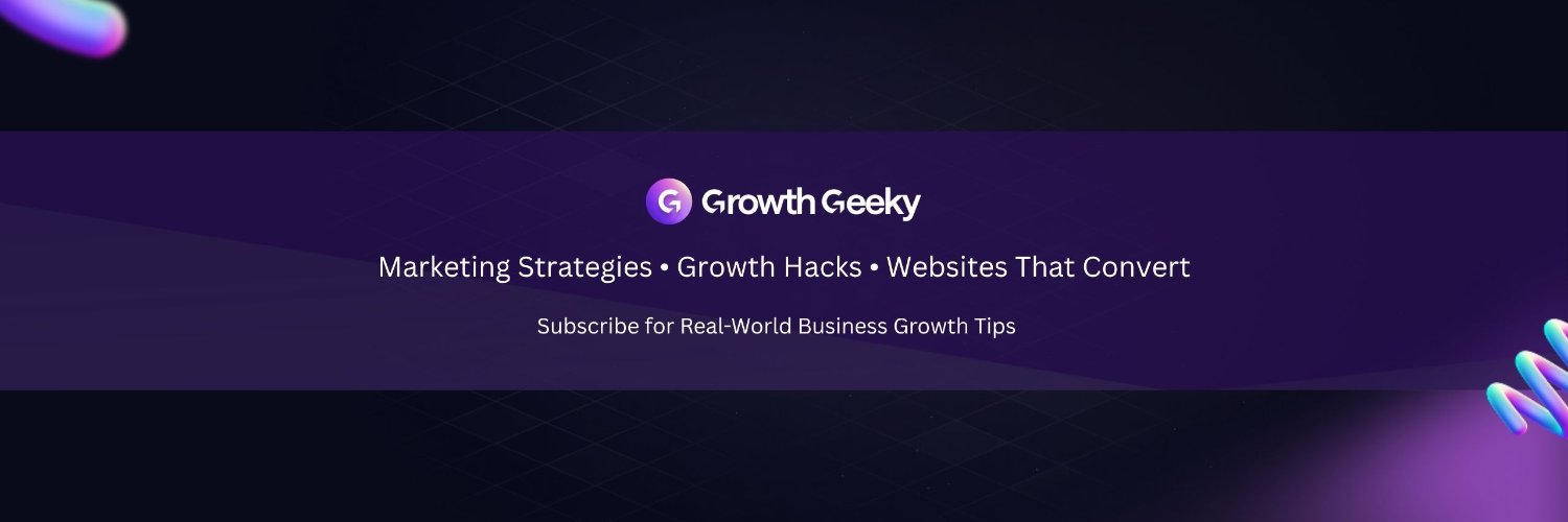 GrowthGeeky's profile banner image