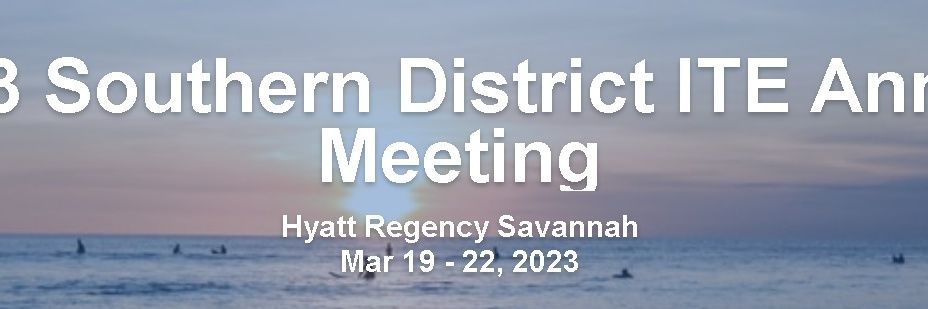 Southern District ITE banner