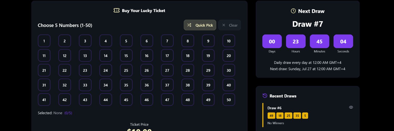 LuckyChainLoto's profile banner image