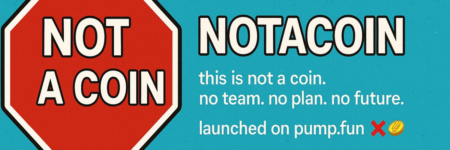 itsnotacoin's profile banner image