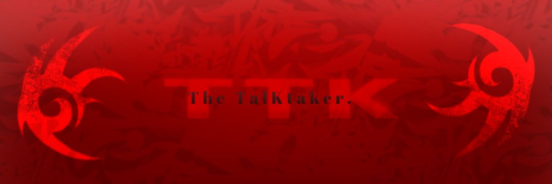 The Talktaker. | (К) banner