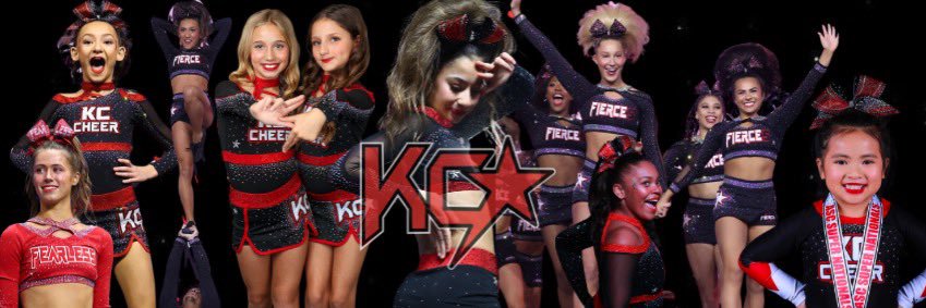 KC CHEER banner