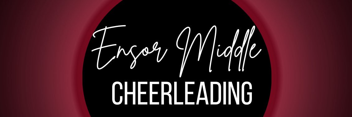 Ensor Middle School Cheer🎀 banner