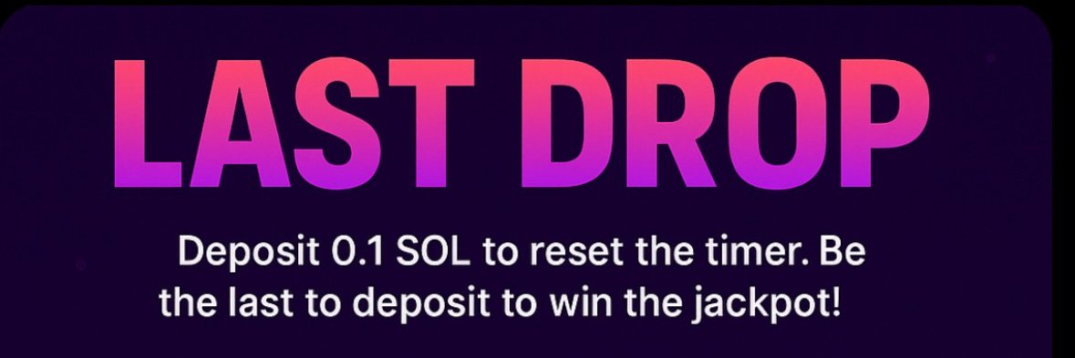 Last Drop banner