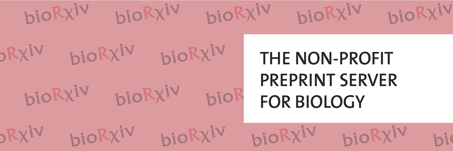 bioRxiv's banner