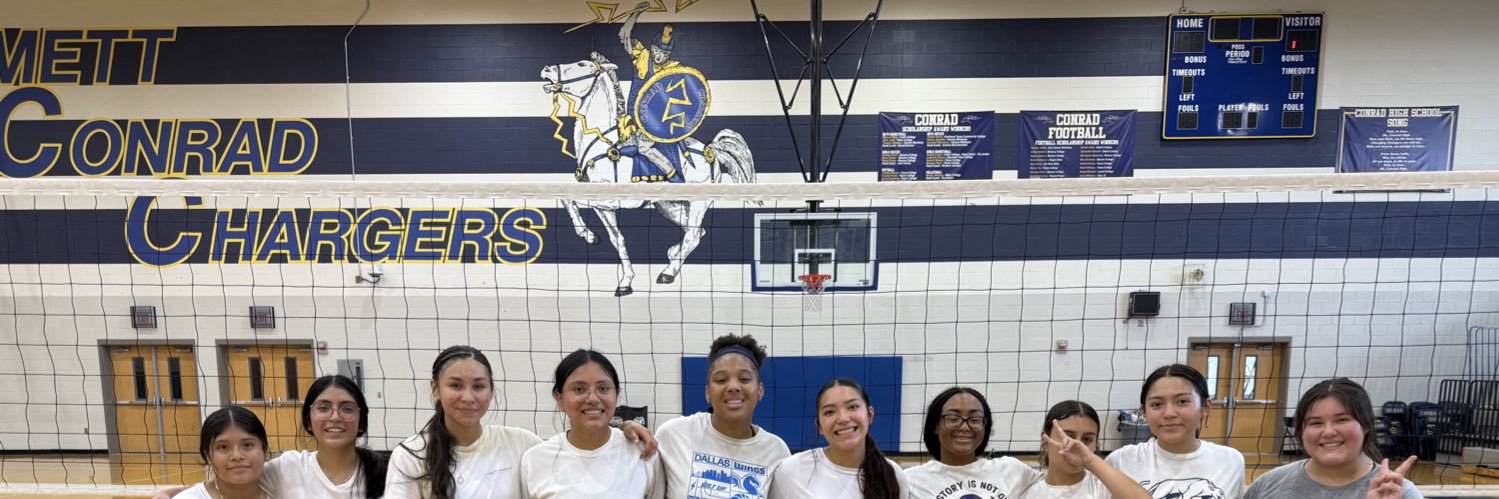 Conrad Chargers Volleyball banner