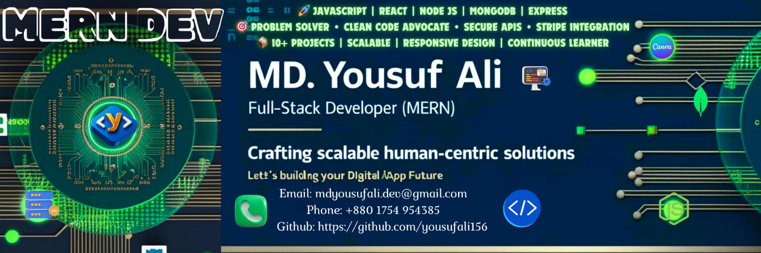Md. Yousuf Ali banner