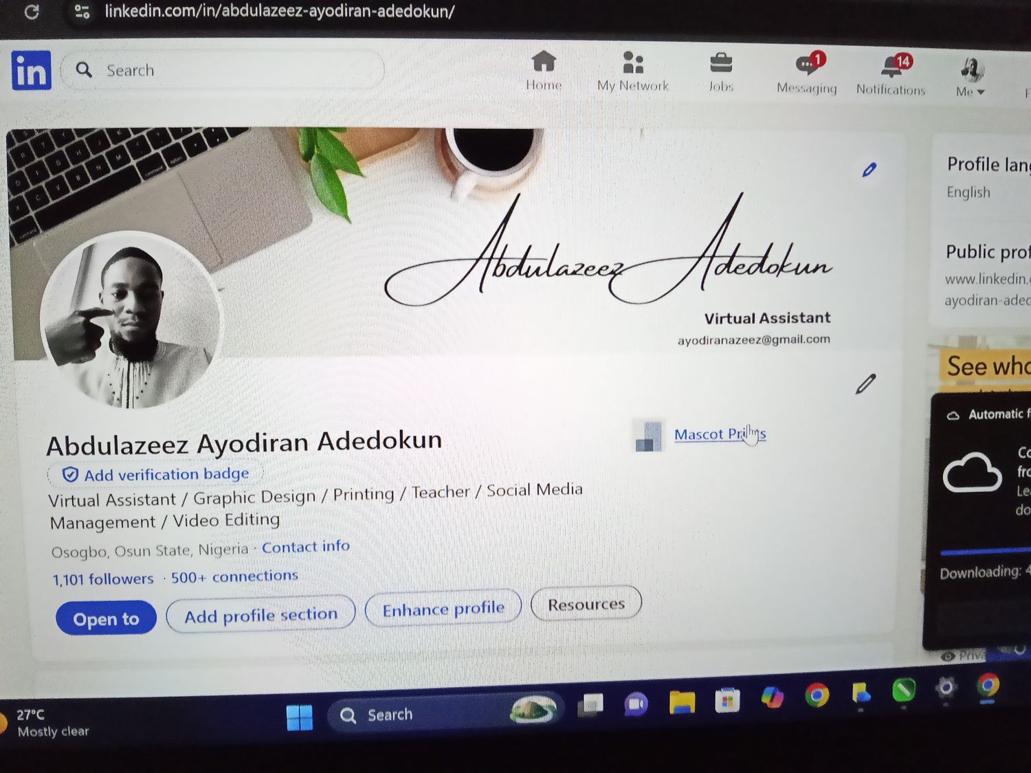 Abdulazeez Ayodiran Adedokun banner