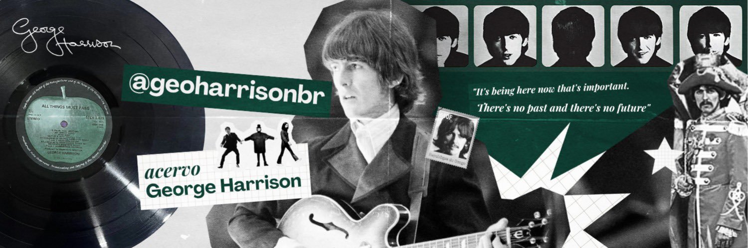 Acervo George Harrison! 🇧🇷 banner