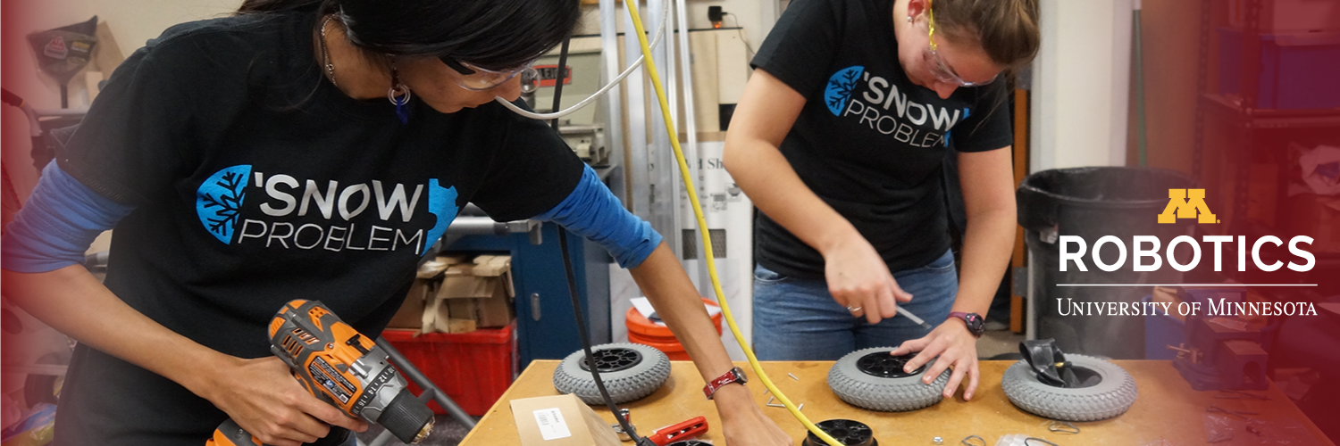 University of Minnesota Robotics banner