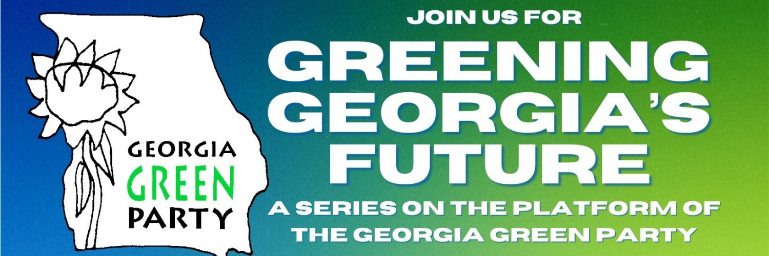 Georgia Green Party banner