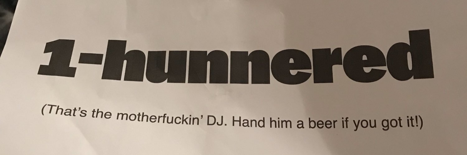 1hunnered's profile banner image